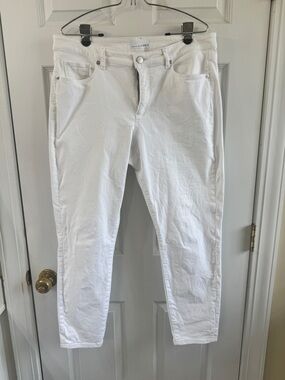 Loft White Slim Jeans